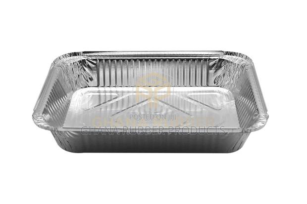 Aluminium Foil Food Containers + Lids (3200ml) (100pcs) · Photo 4