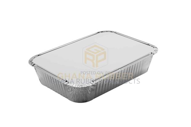 Aluminium Foil Food Containers + Lids (1900ml) (500pcs) · Photo 1
