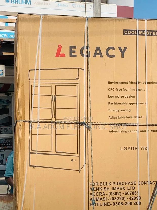 Newly in Stock Legacy Double Door Display Fridge · Photo 1