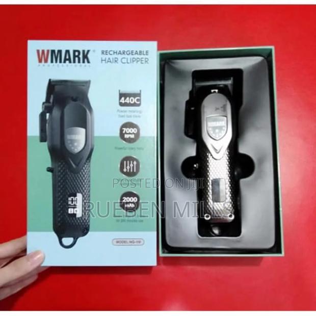 Wmark NG-119 Chargeable Hair Clipper Barbering Machine_men · Photo 1