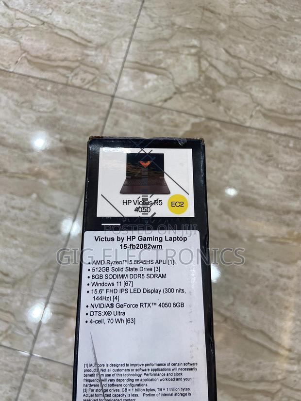 New Laptop HP Victus 15 8GB AMD Ryzen 5 SSD 512GB · Photo 3