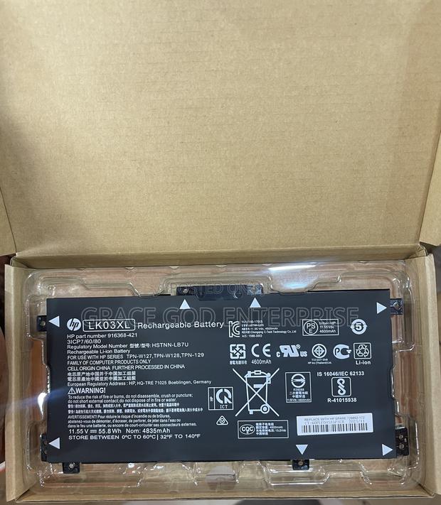 Original HP Lk03xl Battery · Photo 1