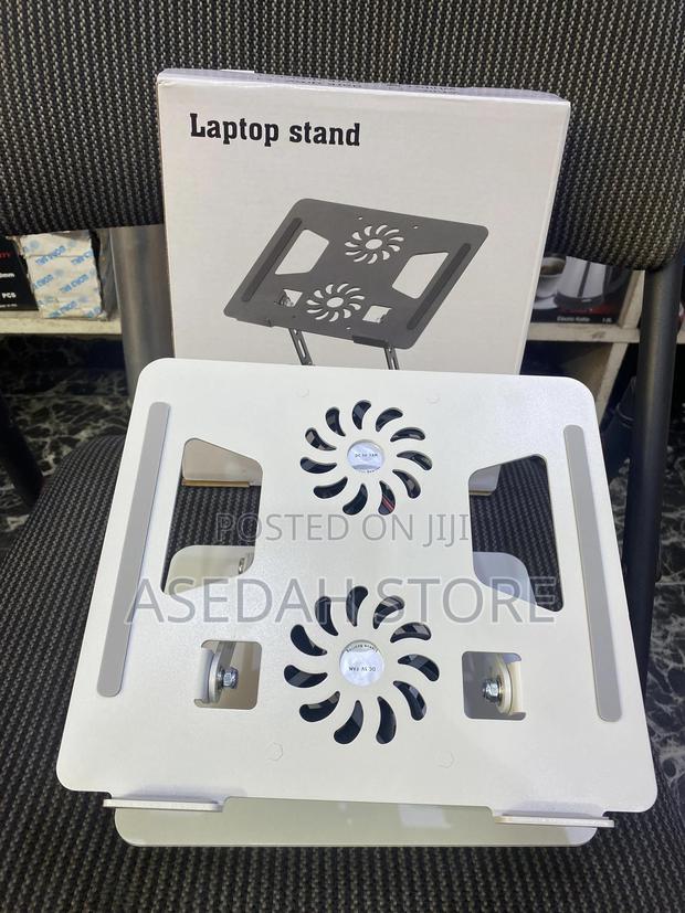 Adjustable Laptop Stand With 2 USB Cooling Fans · Photo 2