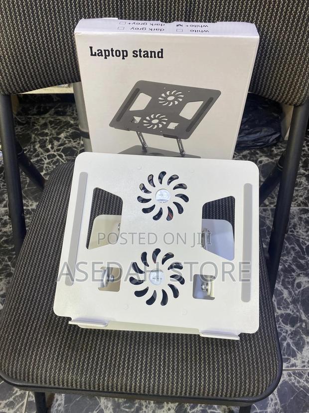 Adjustable Laptop Stand With 2 USB Cooling Fans · Photo 3