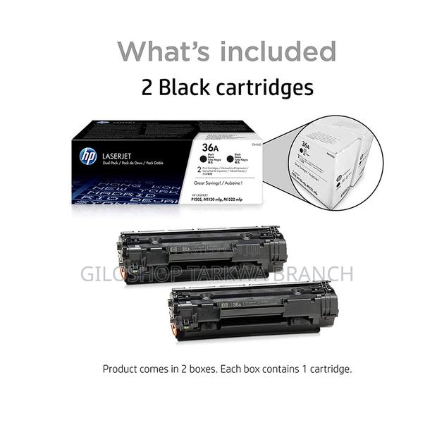Hp 36a Cb436d Toner Cartridges Black · Photo 1