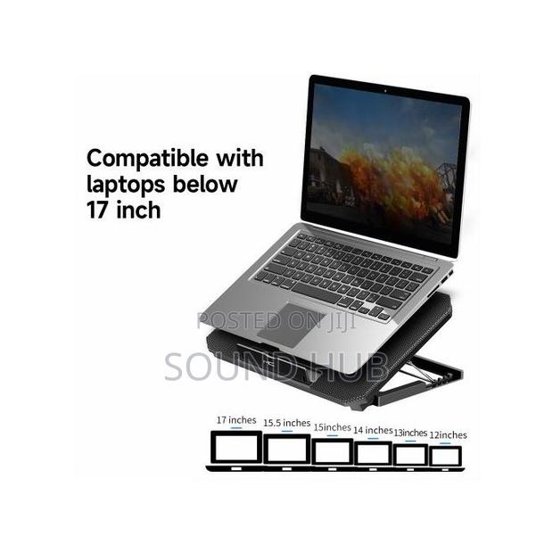 Laptop Stand With Cooling Fan Low Noise Adjustable Height · Photo 3
