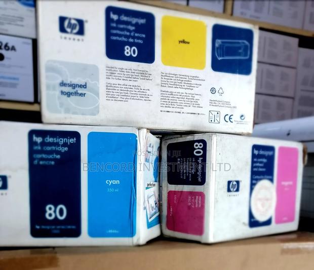 HP 80 350-Mil Colour Designjet Ink Catrirdge · Photo 1