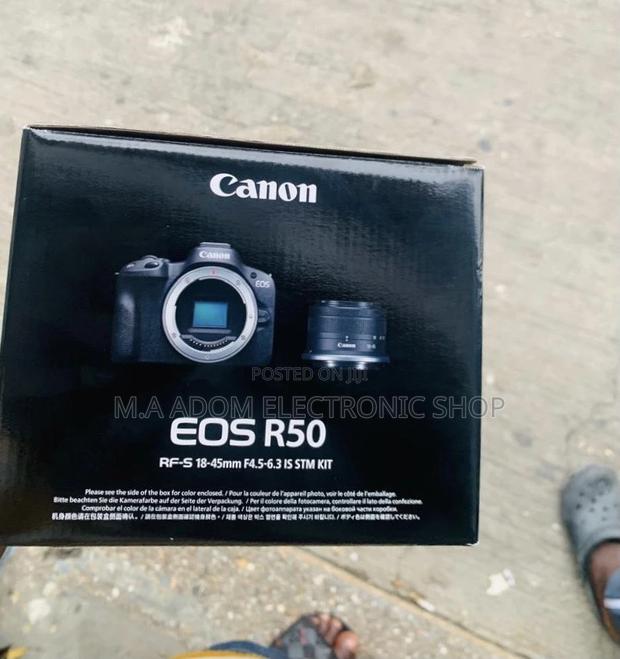 Shop Authentic Canon EOS R50 Mirrorless Camera(Black) · Photo 1
