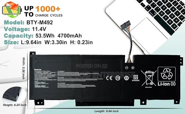 Original Battery BTY-M492 for MSI · Photo 3