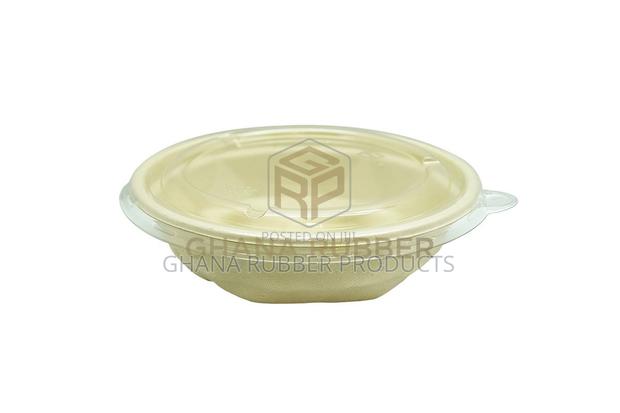Bagasse Diamond Bowls + Lids 500ml (300pcs) · Photo 1