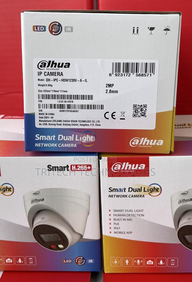 Dahua 2mp Full Color Smart Ip Camera Ipc-Hdw1239v-a-Il 2mp · Photo 2