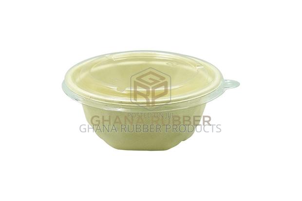 Bagasse Diamond Bowls + Lids 750ml (300pcs) · Photo 1