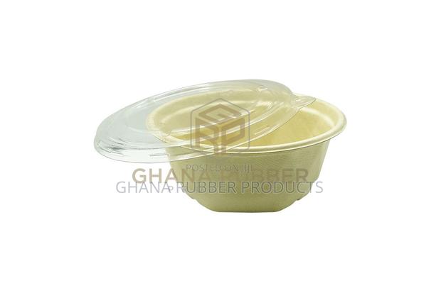 Bagasse Diamond Bowls + Lids 750ml (300pcs) · Photo 2