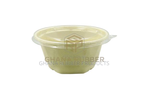 Bagasse Diamond Bowls + Lids 850ml (300pcs) · Photo 1