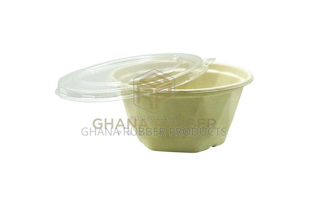 Bagasse Diamond Bowls + Lids 850ml (300pcs) · Photo 2