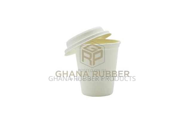 Bagasse Drinking Cups + Lids 12oz (1000pcs) · Photo 1
