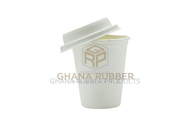 Bagasse Drinking Cups + Lids 8oz (1000pcs) · Photo 2