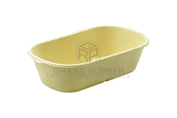 Bagasse Oval Bowls + Lids 1000ml (500pcs) · Photo 1