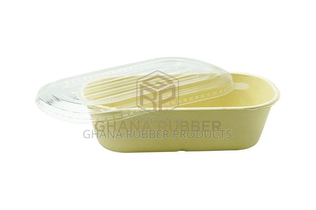 Bagasse Oval Bowls + Lids 1000ml (500pcs) · Photo 3