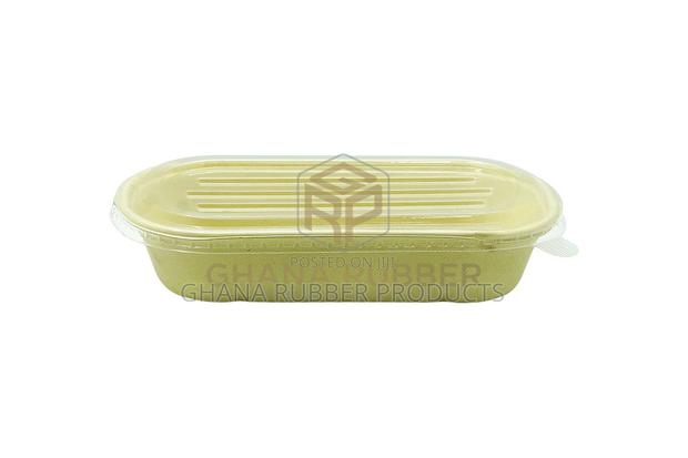 Bagasse Oval Bowls + Lids 850ml (500pcs) · Photo 1