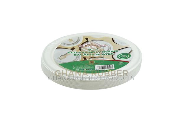 Bagasse Round Plates 7-Inches (1000pcs) · Photo 3
