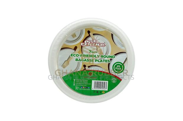 Bagasse Round Plates 7-Inches (1000pcs) · Photo 4