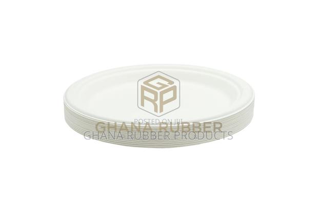 Bagasse Round Plates 9-Inches (500pcs) · Photo 3