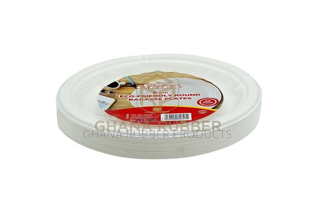 Bagasse Round Plates 9-Inches (500pcs) · Photo 2