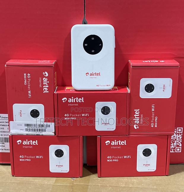 Airtel Universal 4G LTE Mifi+1 Lan Port Support Turbonet Sim · Photo 1