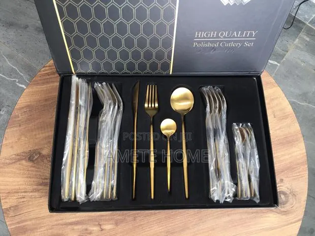 Gold Cutlery Set · Photo 1