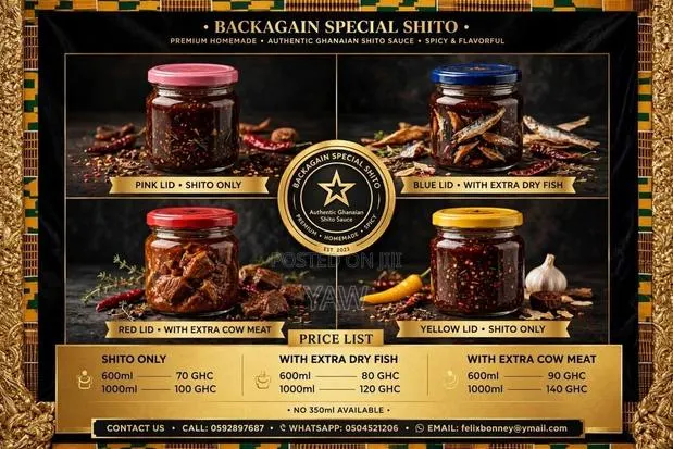 Backagain Tasty Shito