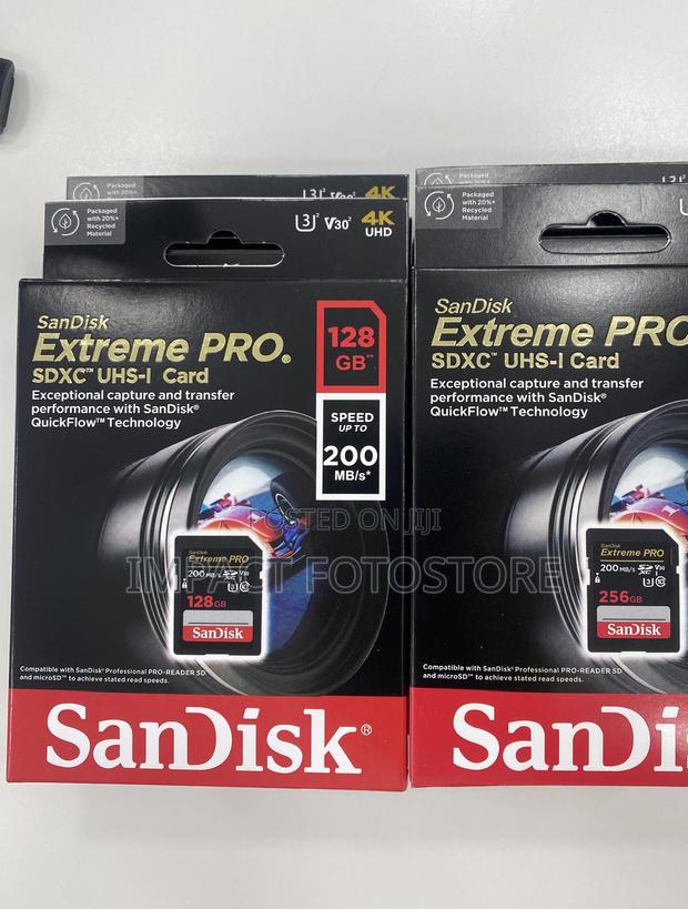 Sandisk 128gb Extreme Pro Uhs-i Sdxc Memory Card · Photo 1