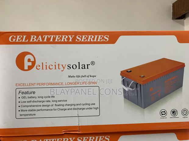 12v 200ah Felicity Gel Battery · Photo 1