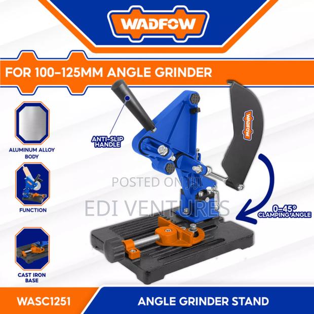 Wadfow Angle Grinder Stand Wasc125 for 100-125mm Grinders · Photo 1