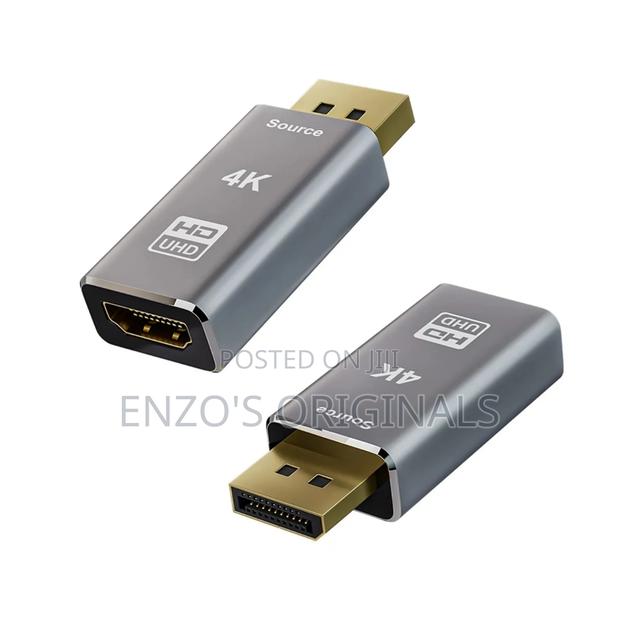 Dp To Hdmi Uhd Monitor Or Tv Adapter All Metal Finish · Photo 2