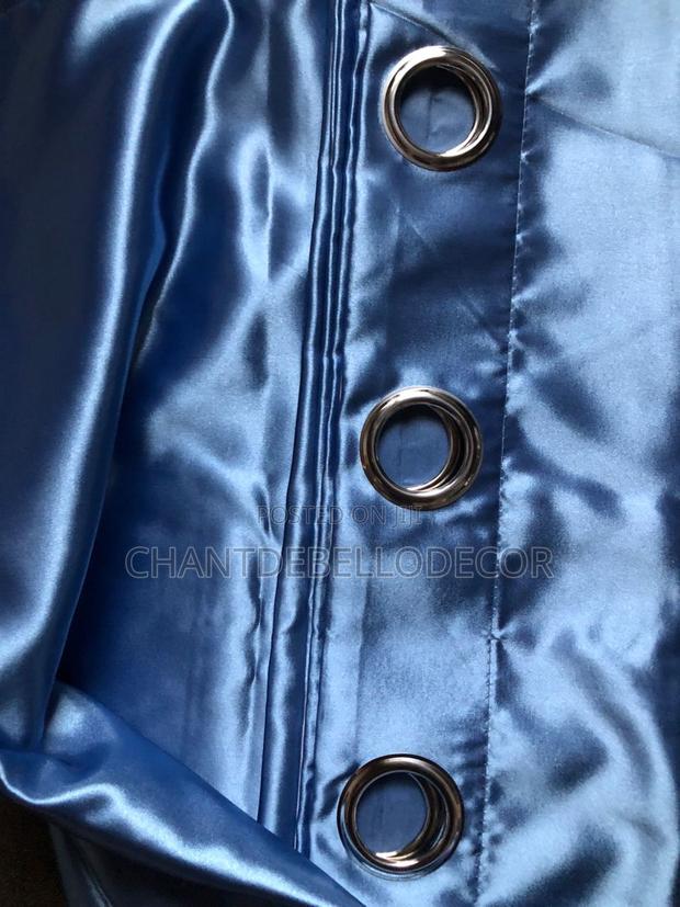A Pair Of Silk Textured Sunblock Curtains 2 In 1(190ghc) · Photo 4