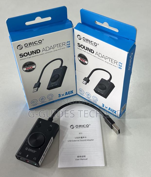 Multifunction USB External Sound Card, Orico USB Sound Card · Photo 2