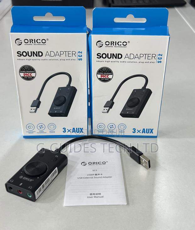 Multifunction USB External Sound Card, Orico USB Sound Card · Photo 3