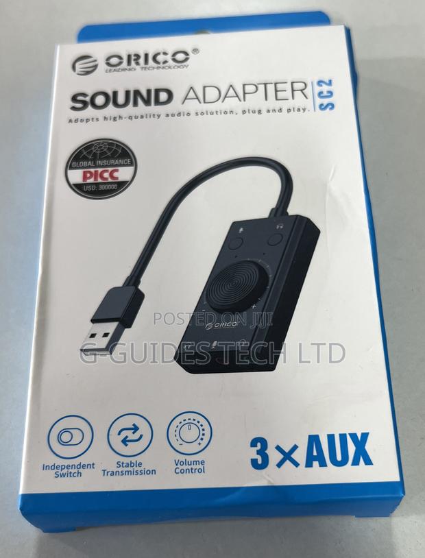 Multifunction USB External Sound Card, Orico USB Sound Card · Photo 6