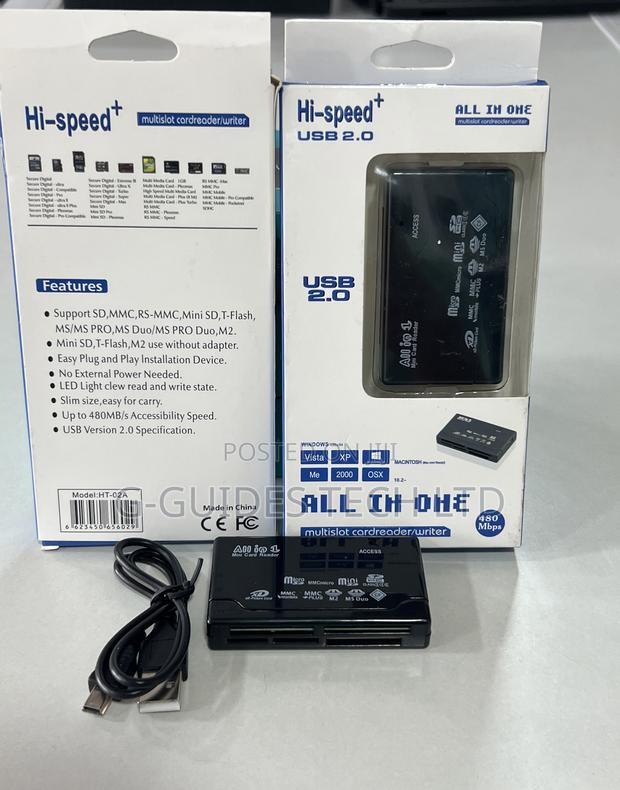 ALL IN ONE CARD READER, All in One USB 2.0 Card Reader · Photo 1