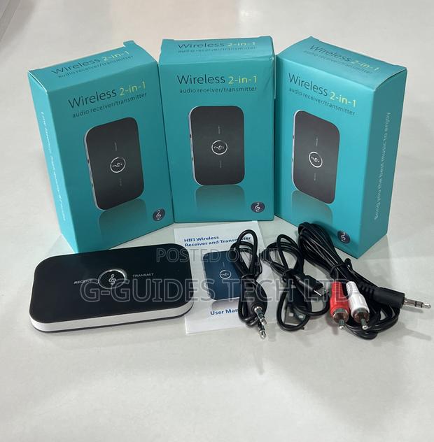 2 in 1 Bluetooth Adapter Transmitter and Receiver Rechargeable · Photo 1