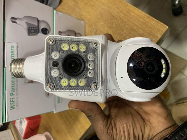 Camera Bulb Wifi Panorama Dual Lens CCTV · Photo 1
