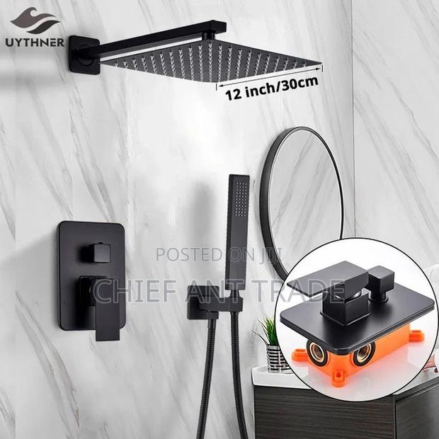 Concealed Shower Mixer (Ll9013-) Black. Wall Hidden Shower · Photo 1