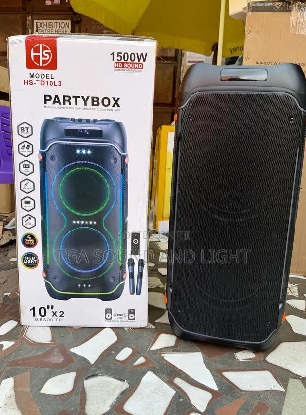 Hd Sound 2 X 10 Inches Party Box · Photo 1