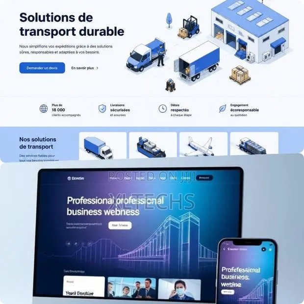 Professional Business Website Design Development in Ghana