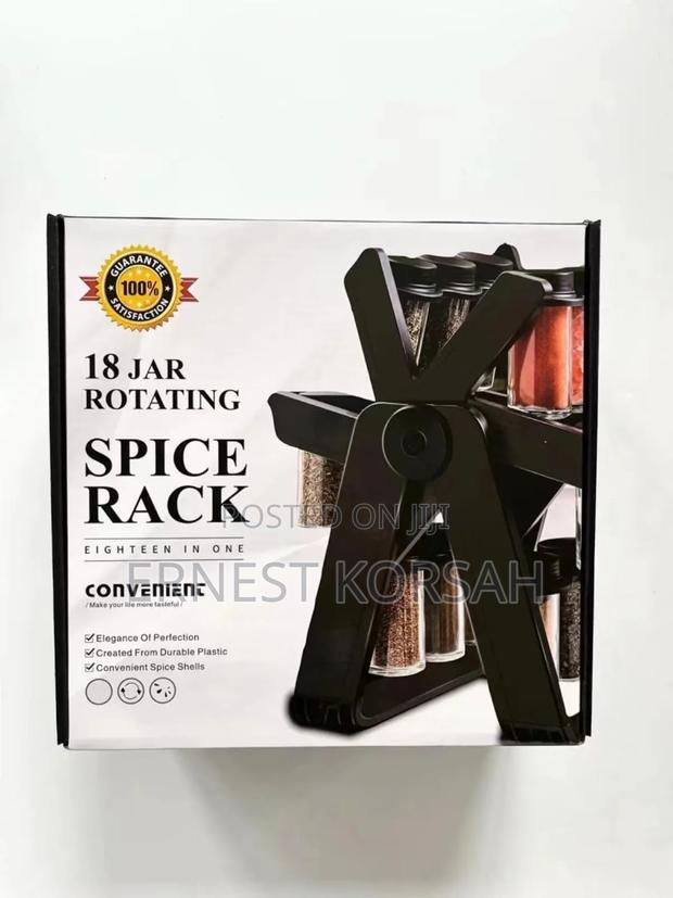 18 Jar Rotating Spice Rack · Photo 1