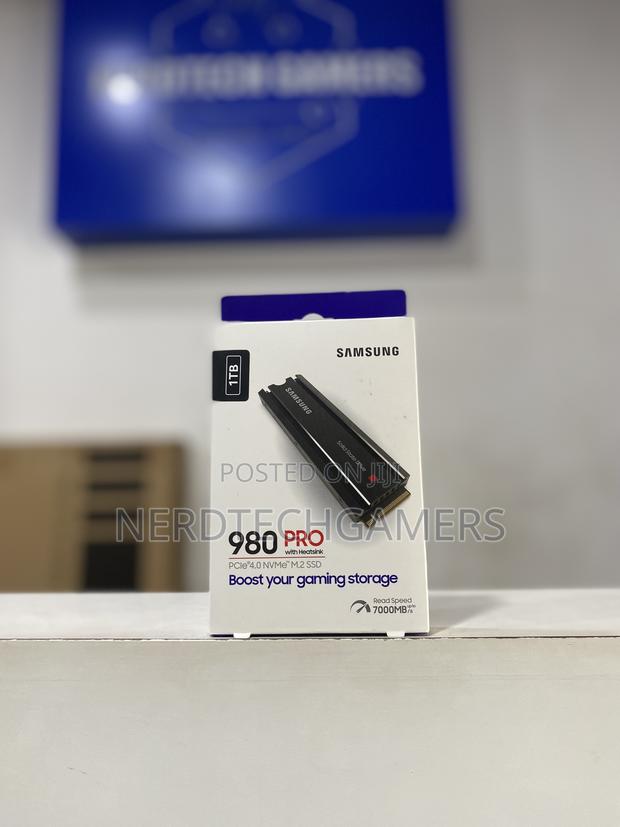 SAMSUNG 980 PRO SSD 1TB Pcie 4.0 Nvme Gen 4 Gaming M.2 · Photo 1