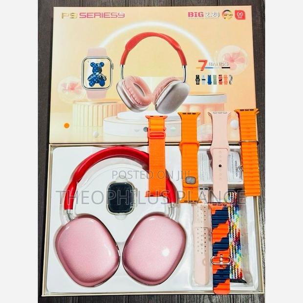 Big 9 Series Ultra Smart Watch Headset With 7straps · Photo 1