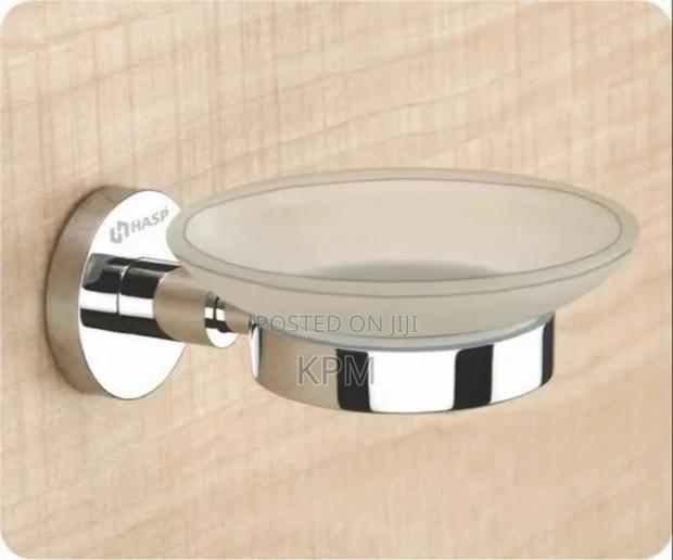 Round Glass Bathroom Soap Dish Hd · Photo 2