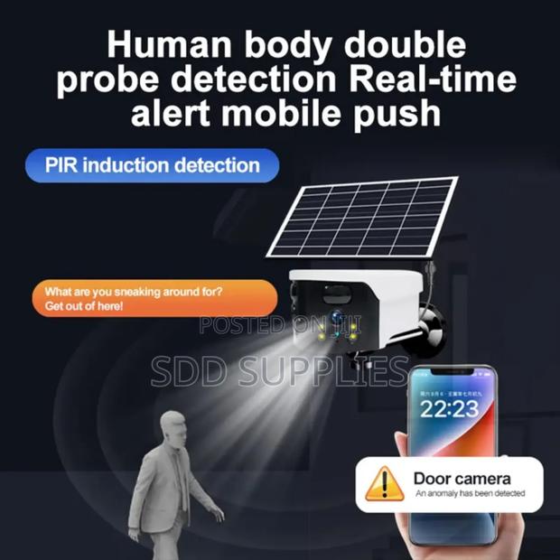 Durable Battery And Large Panel Solar Sim Security Camera · Photo 4